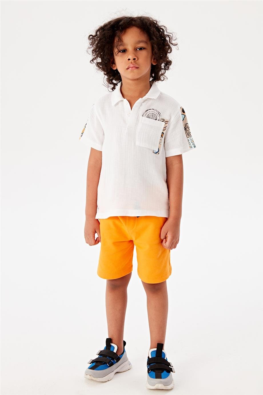 Nebbati Erkek Çocuk Gri T-Shirt