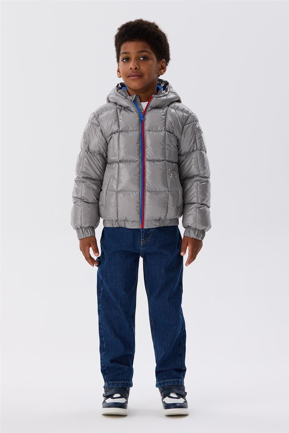 Nebbati Erkek Çocuk Gümüş MontNebbati Erkek Çocuk Gümüş Mont
