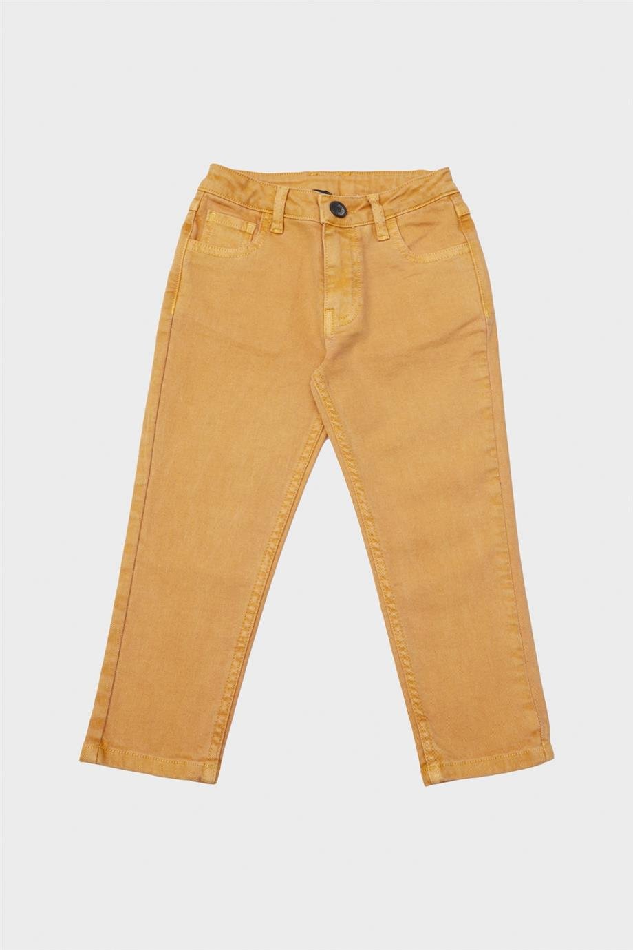 Nebbati Erkek Çocuk Hardal Pantolon