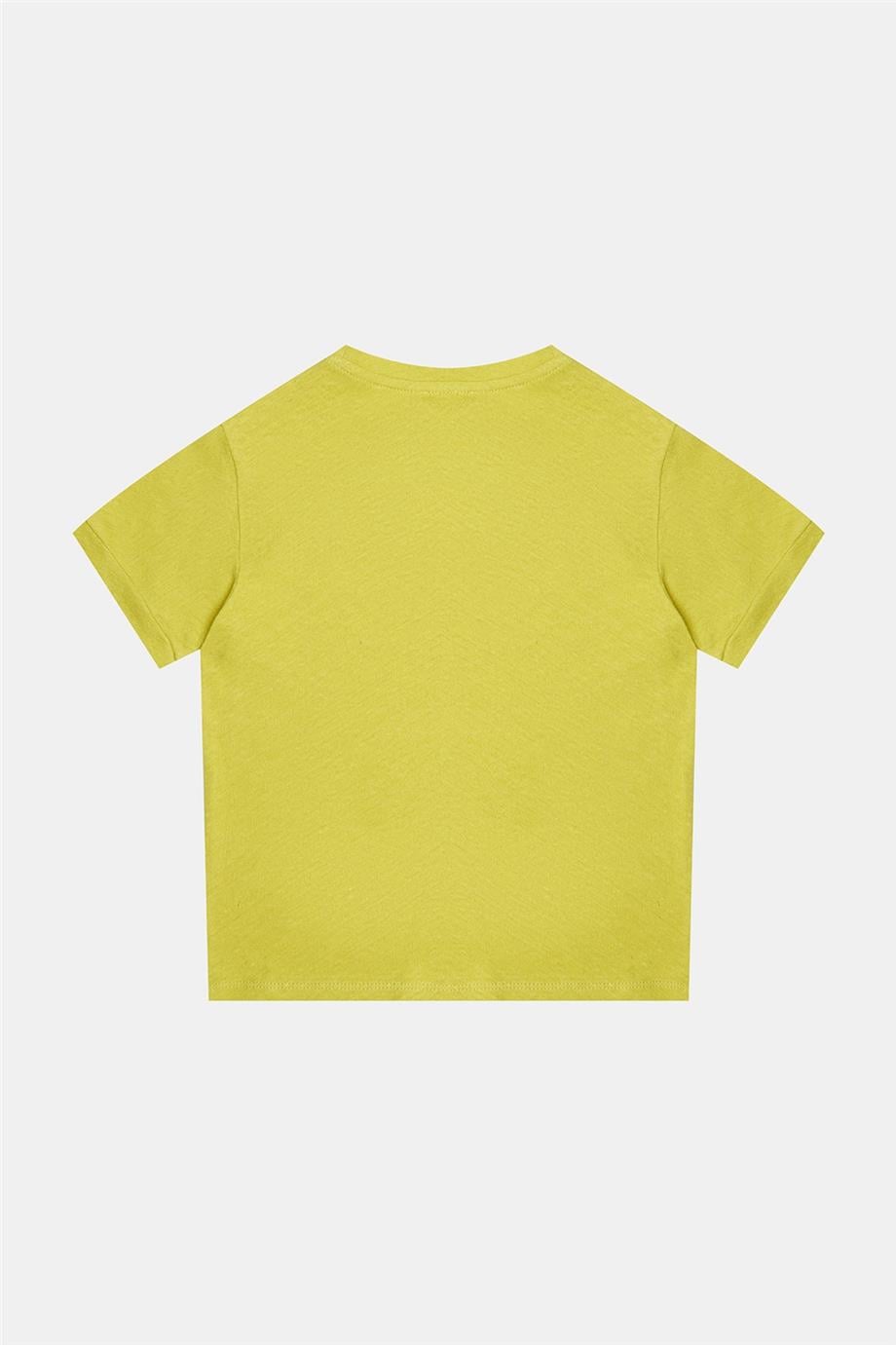 Nebbati Erkek Çocuk Hardal Tshirt