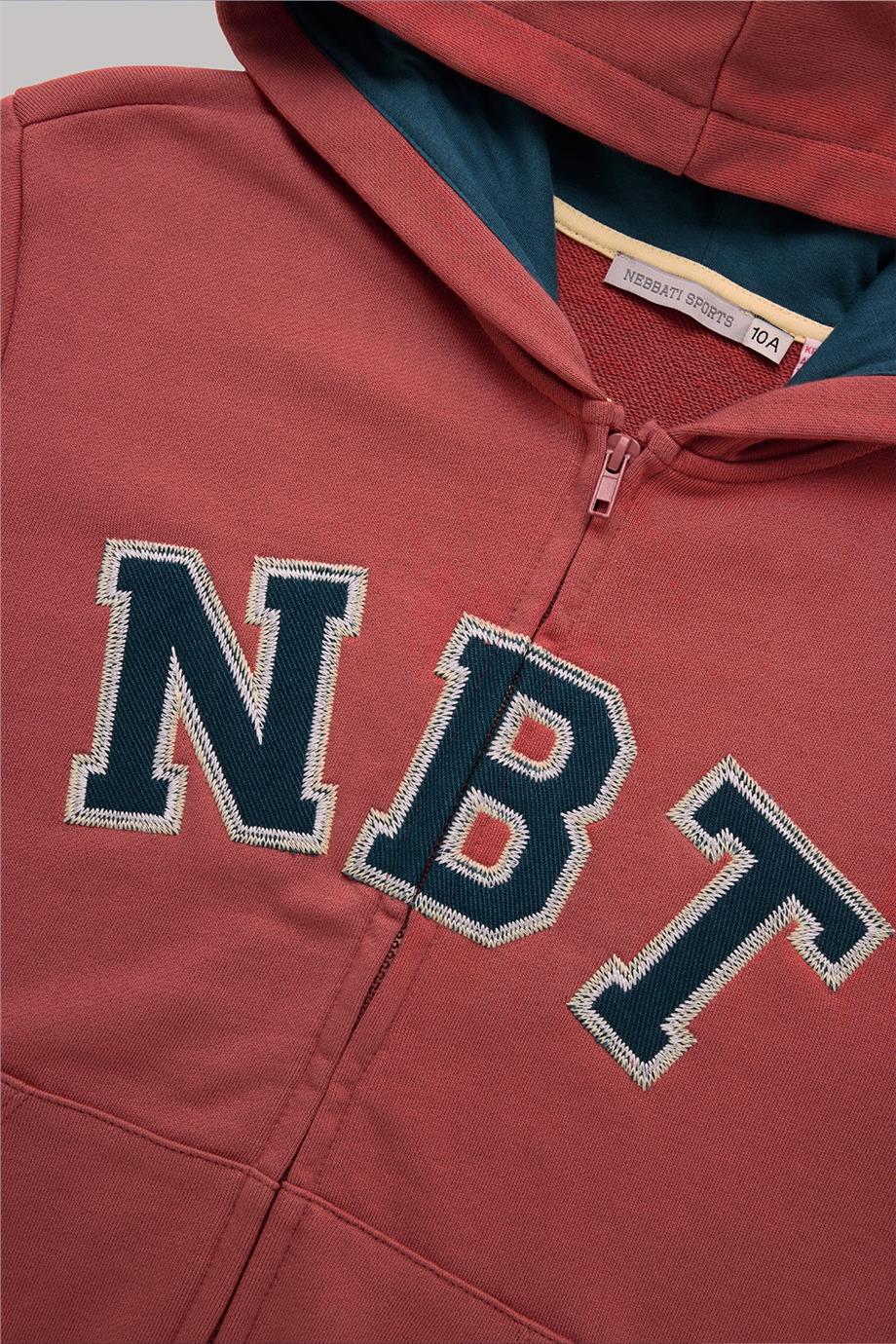 Nebbati Erkek Çocuk Kiremit Eşofman Üstü