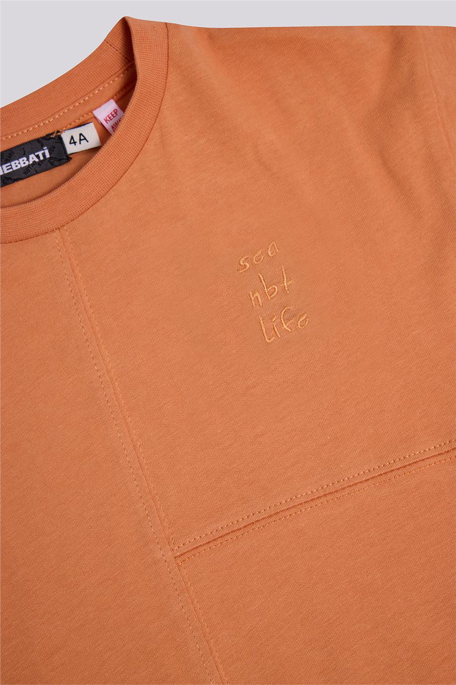 Nebbati Erkek Çocuk Kiremit TshirtNebbati Erkek Çocuk Kiremit Tshirt