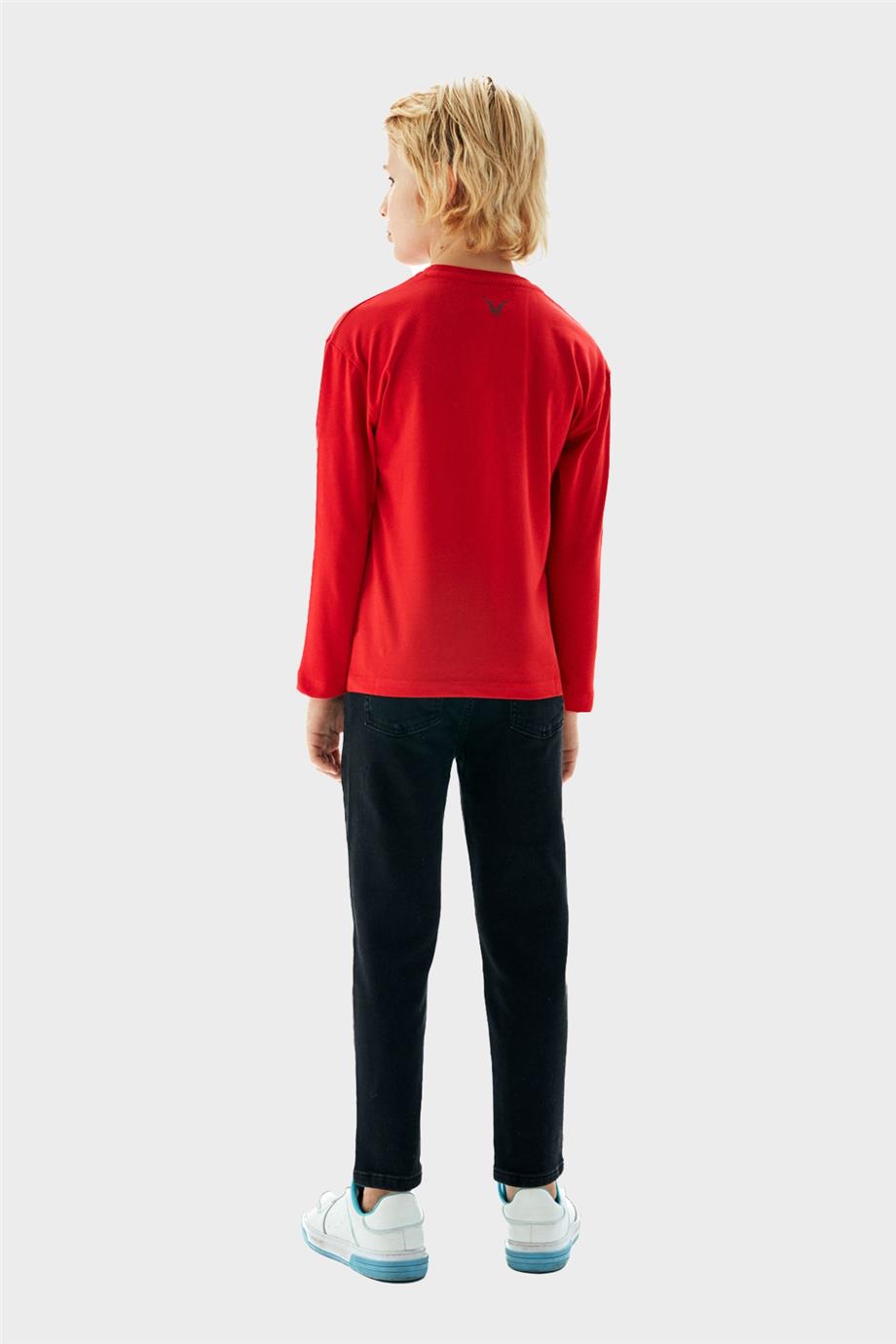 Nebbati Erkek Çocuk Kırmızı T-Shirt