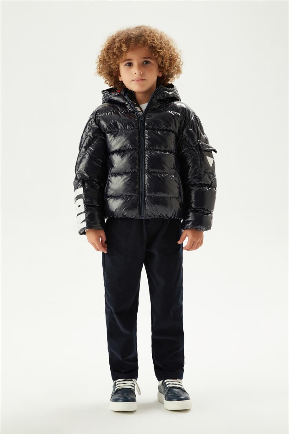 Nebbati Erkek Çocuk Lacivert Mont