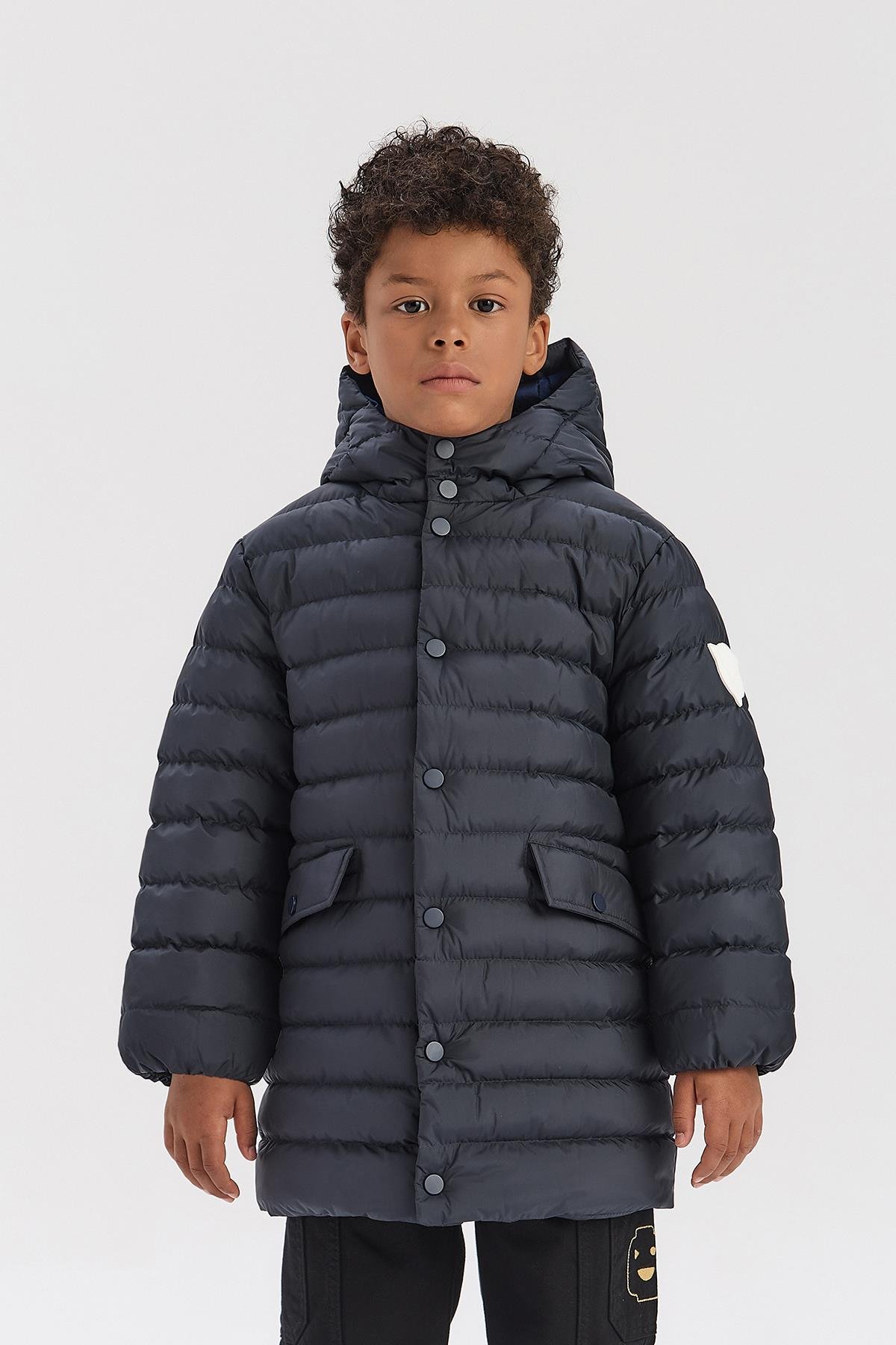 Nebbati Erkek Çocuk Lacivert MontNebbati Erkek Çocuk Lacivert Mont