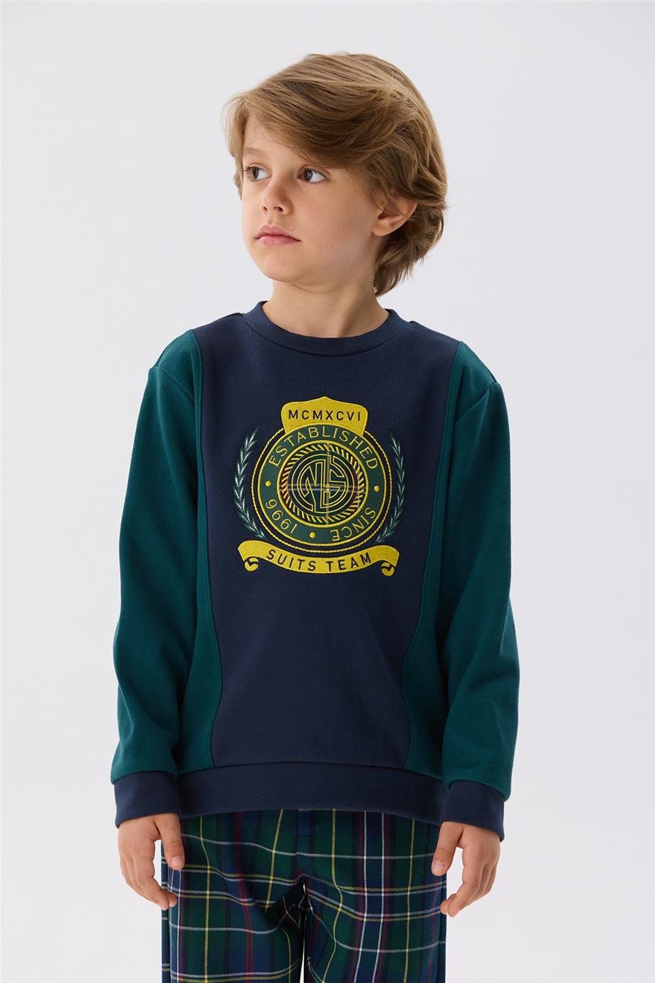 Nebbati Erkek Çocuk Lacivert Sweatshirt