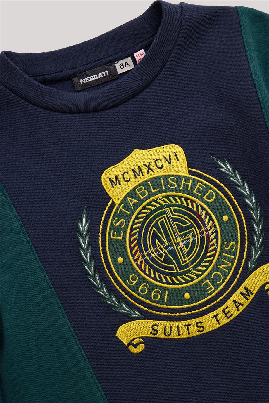 Nebbati Erkek Çocuk Lacivert Sweatshirt