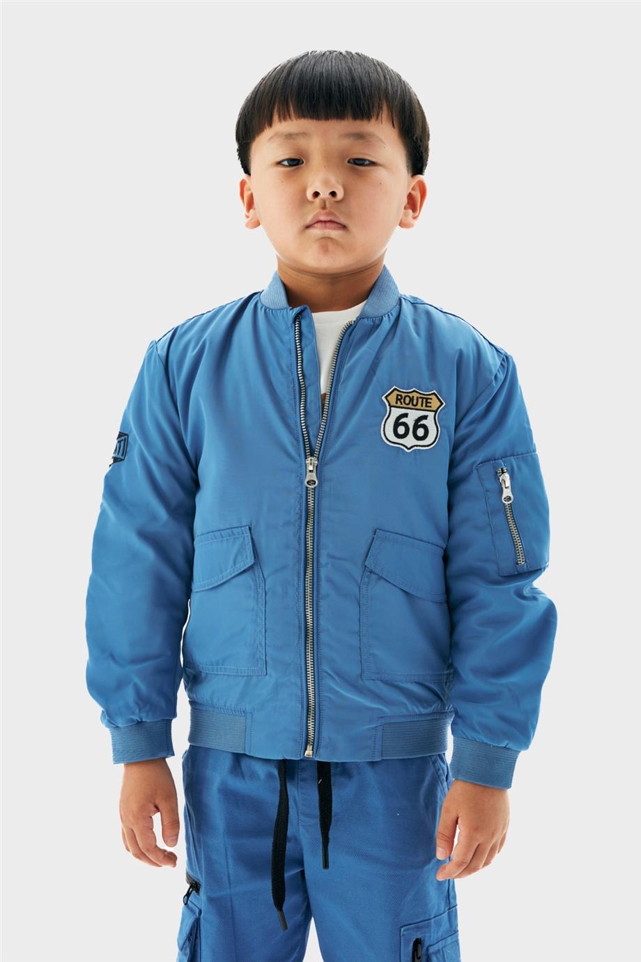 Nebbati Erkek Çocuk Mavi Ceket