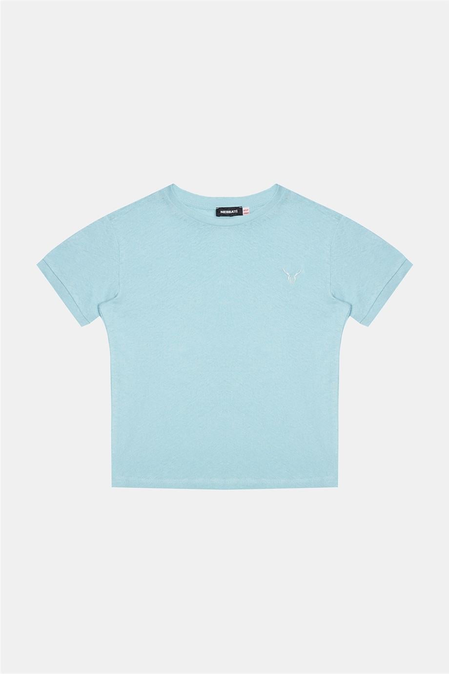 Nebbati Erkek Çocuk Mavi Tshirt