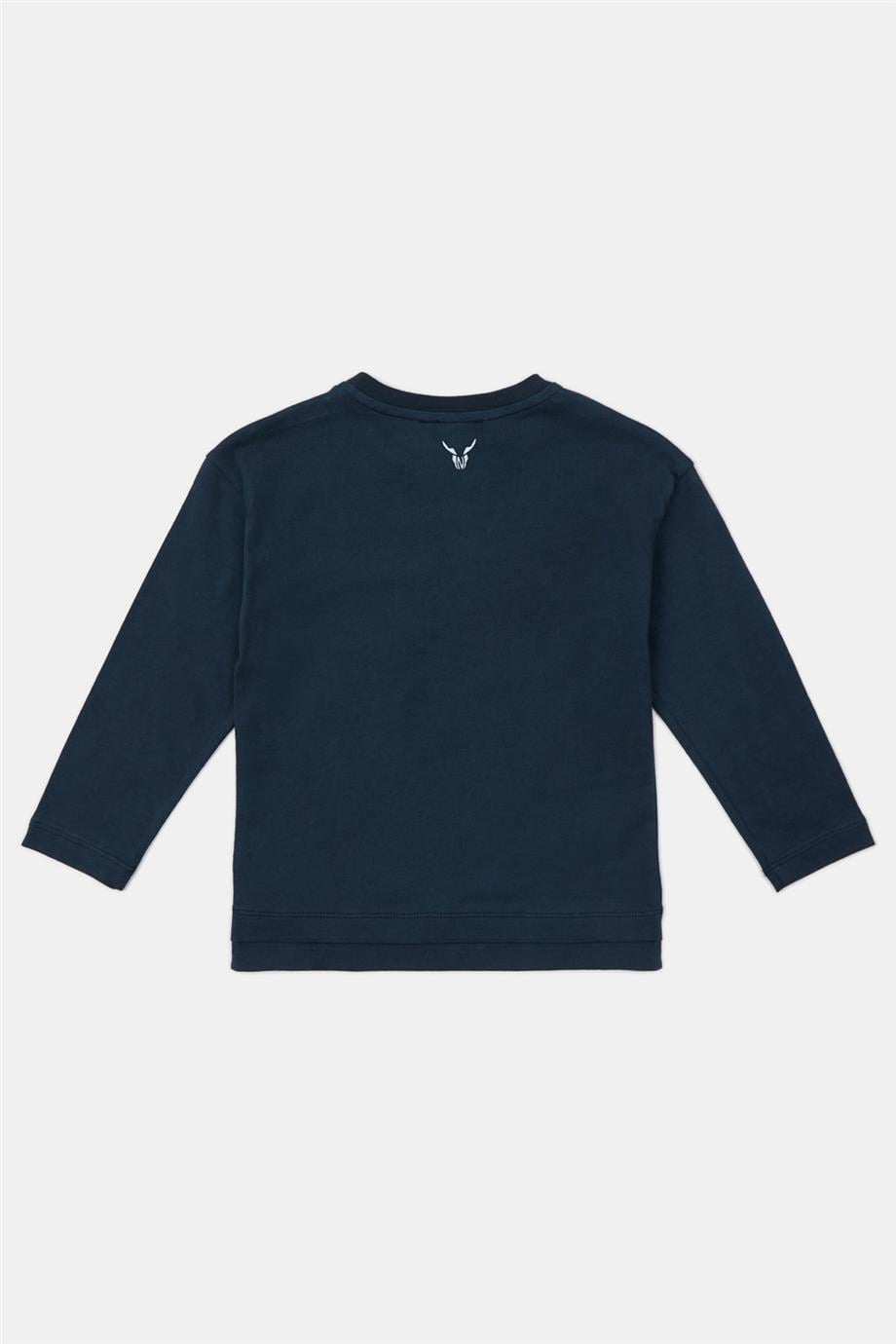 Nebbati Erkek Çocuk Mavi Tshirt