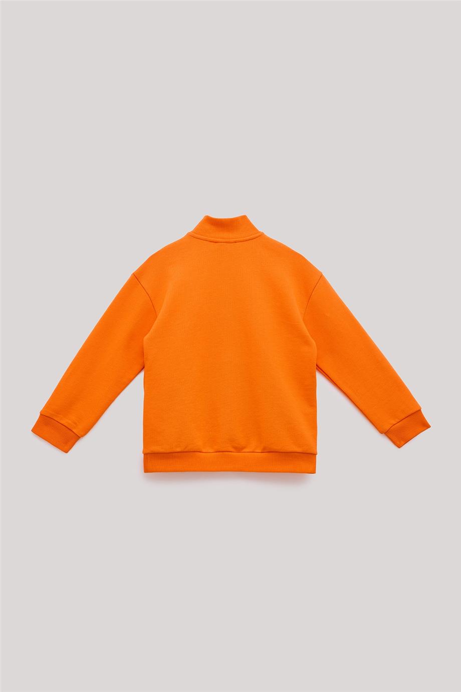 Nebbati Erkek Çocuk Oranj Sweatshirt