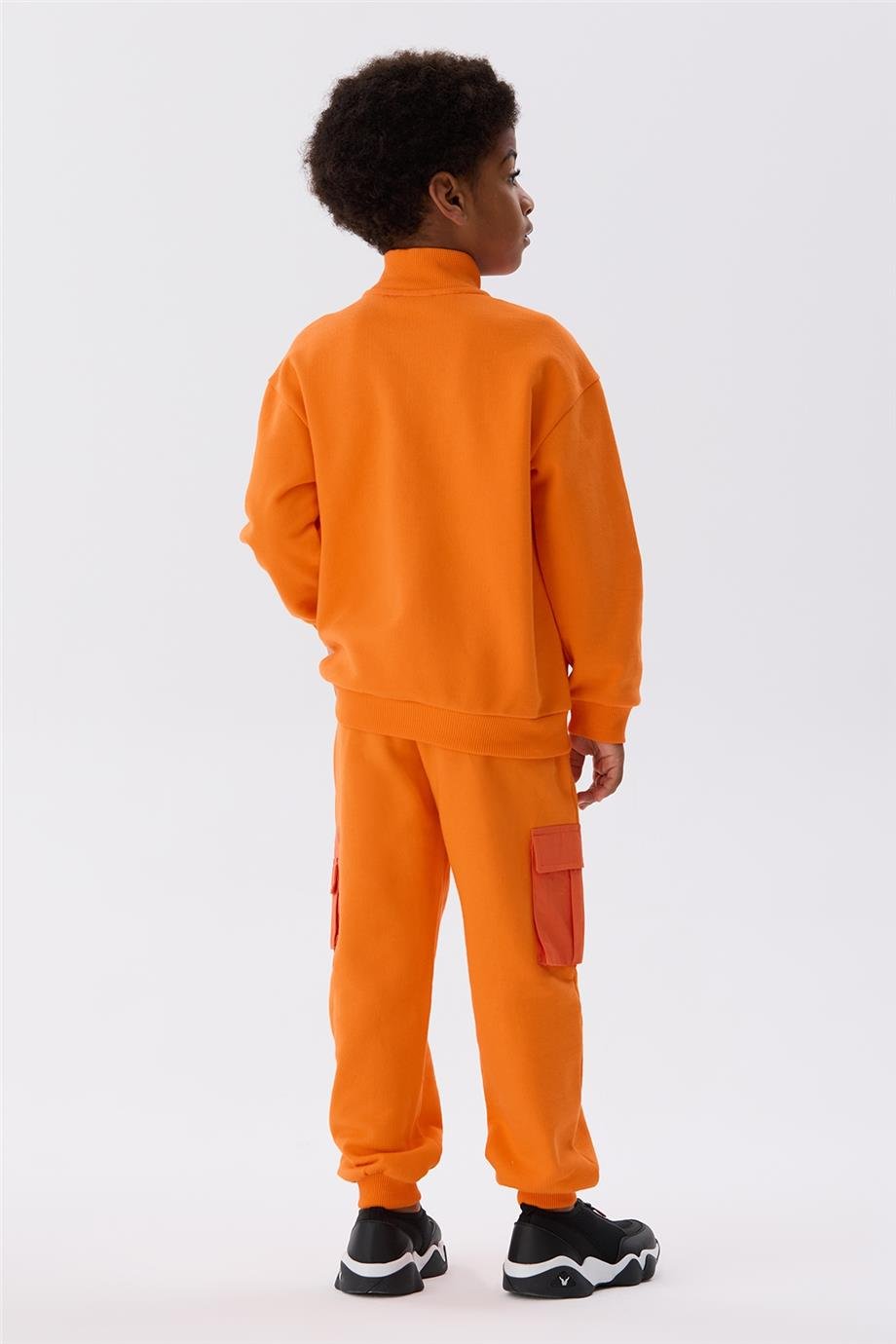 Nebbati Erkek Çocuk Oranj Sweatshirt