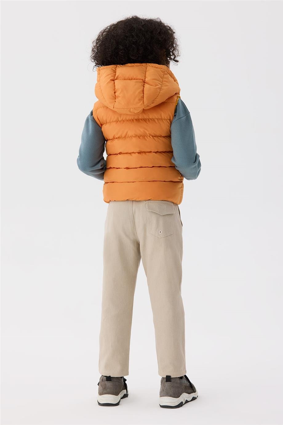 Nebbati Erkek Çocuk Oranj Yelek