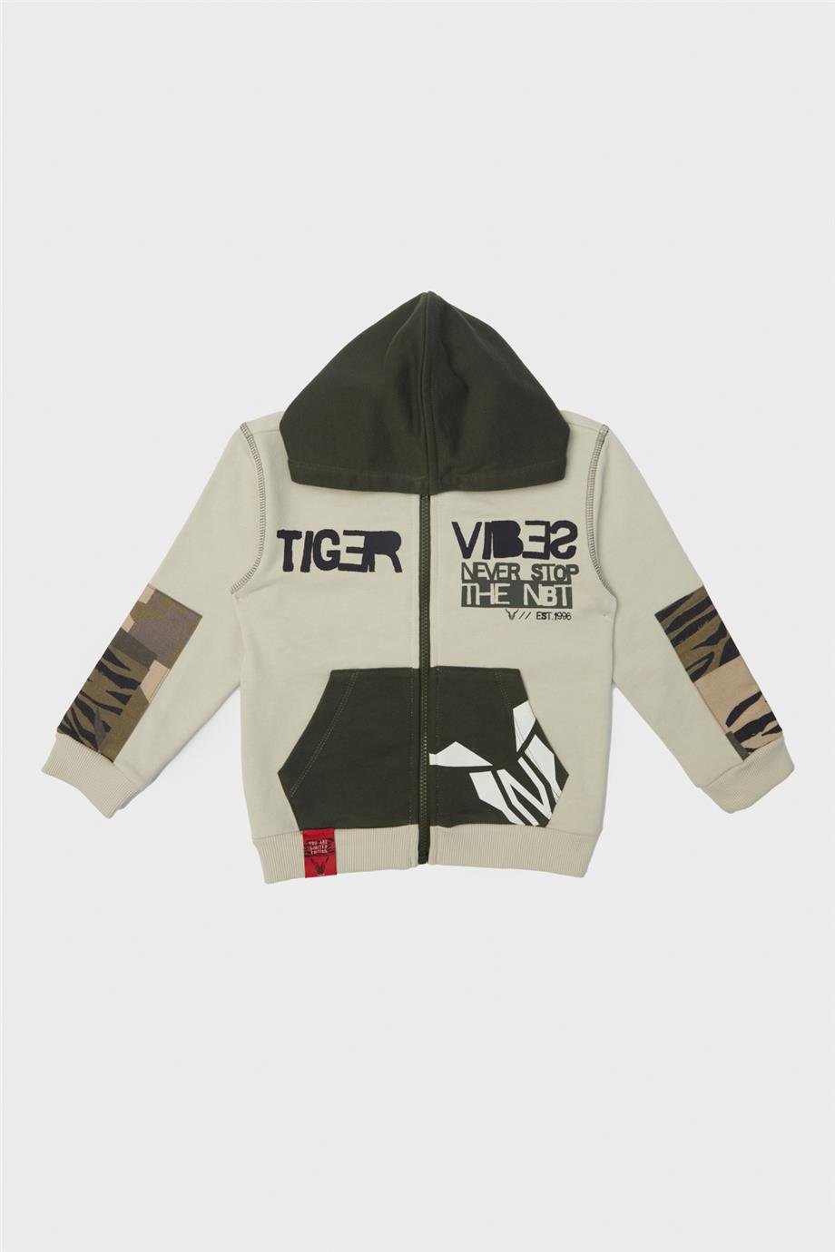 Nebbati Erkek Çocuk Renkli Eşofman Üstü