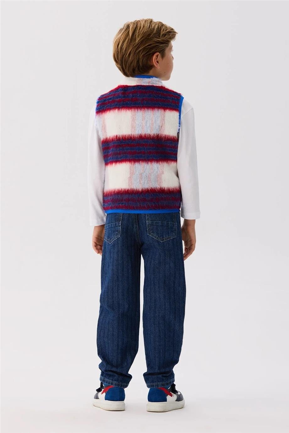 Nebbati Erkek Çocuk Renkli Yelek