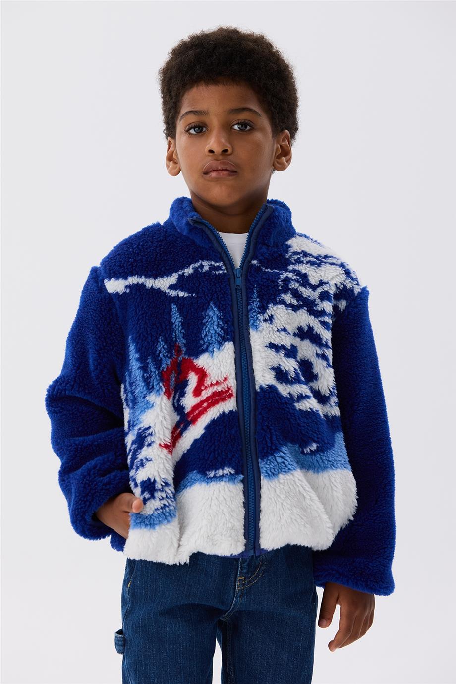 Nebbati Erkek Çocuk Saks Ceket