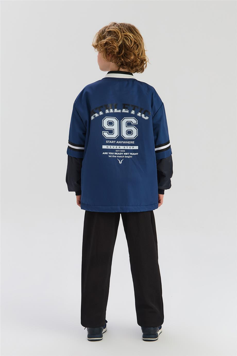 Nebbati Erkek Çocuk Saks CeketNebbati Erkek Çocuk Saks Ceket