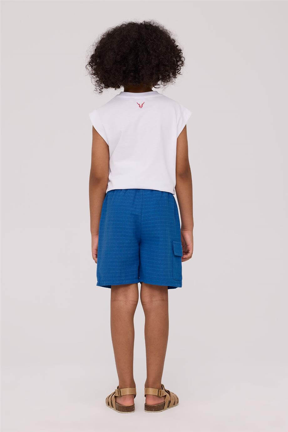 Nebbati Boy Saxe ShortsNebbati Boy Saxe Shorts