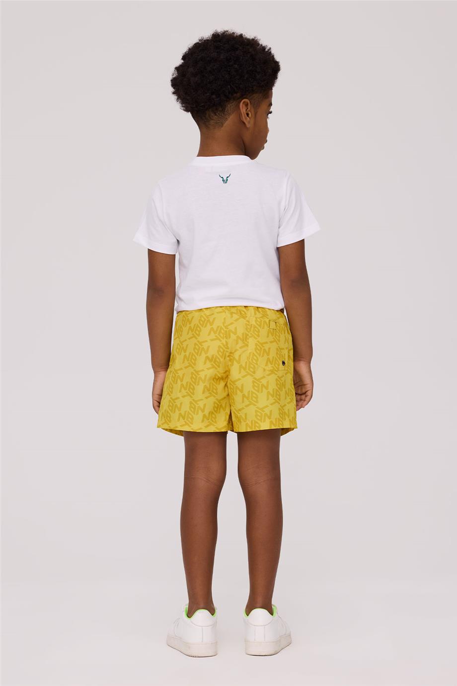 Nebbati Erkek Çocuk Sarı ŞortNebbati Erkek Çocuk Sarı Şort