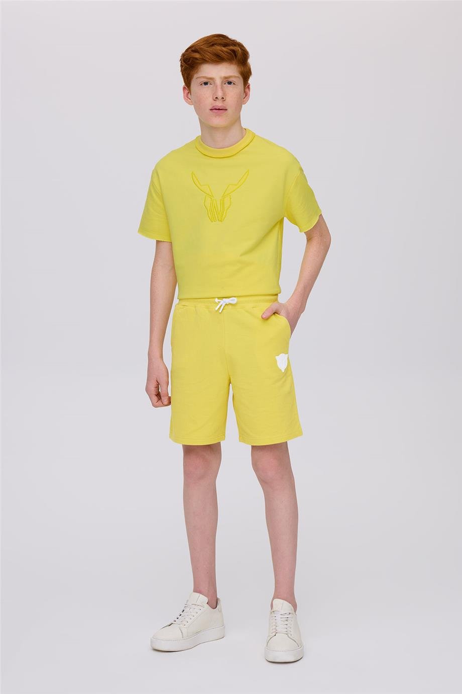 Nebbati Boy Yellow ShortsNebbati Boy Yellow Shorts