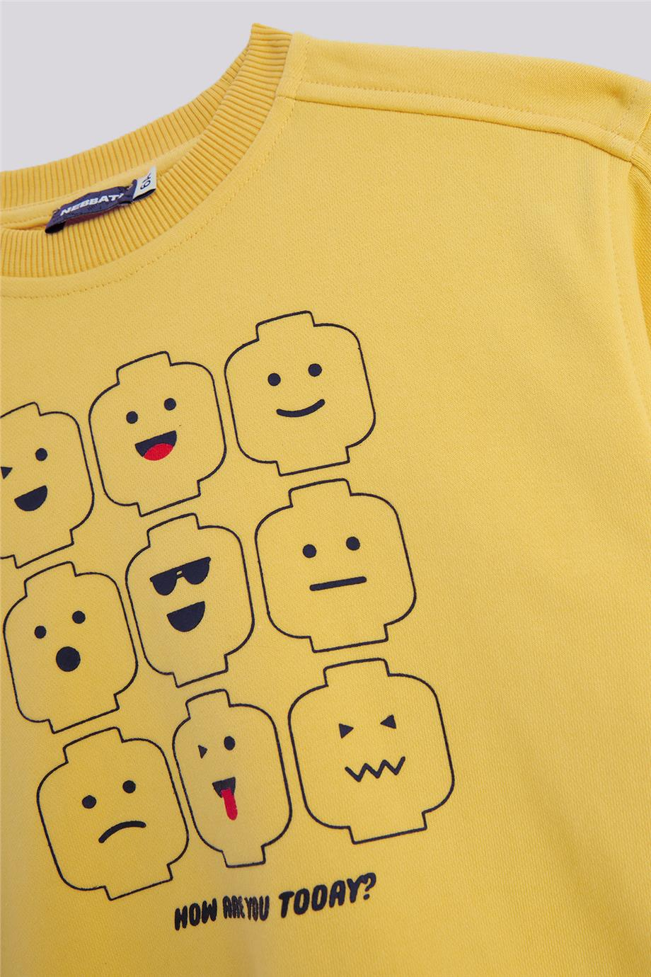 Nebbati Boy Yellow SweatshirtNebbati Boy Yellow Sweatshirt