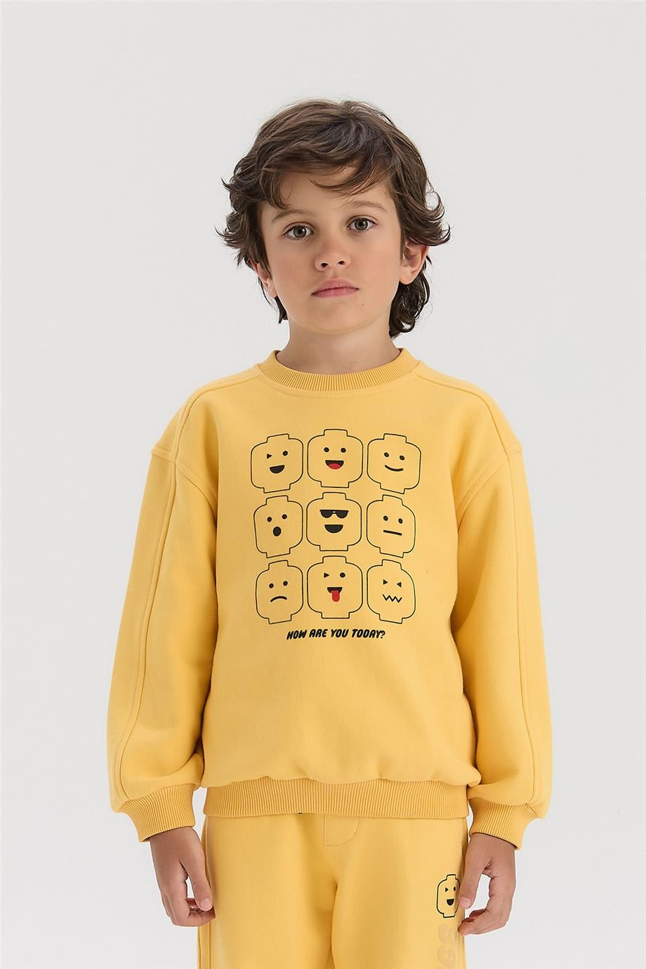 Nebbati Boy Yellow SweatshirtNebbati Boy Yellow Sweatshirt