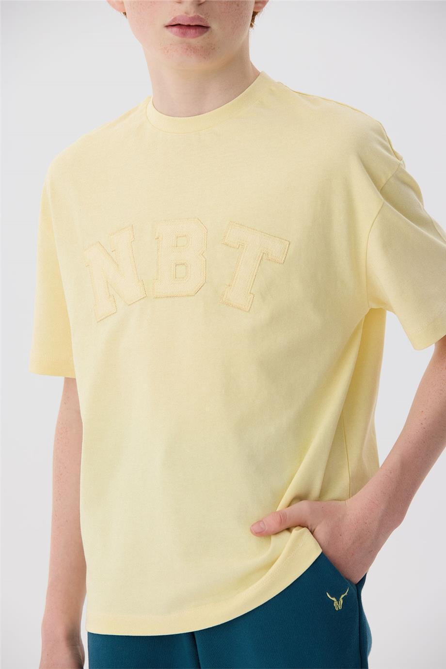 Nebbati Erkek Çocuk Sarı T-Shirt