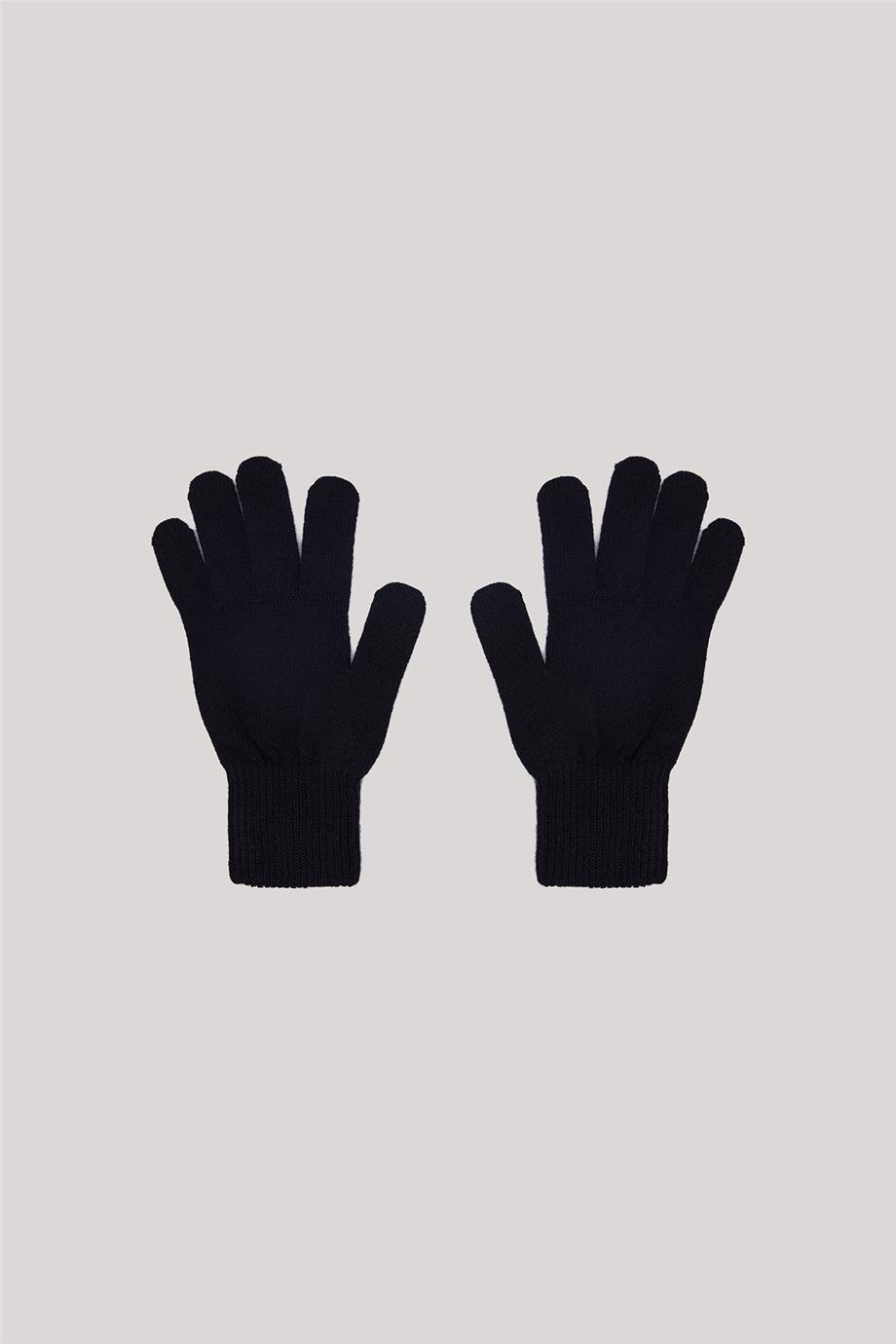 Nebbati Erkek Çocuk Siyah Eldiven