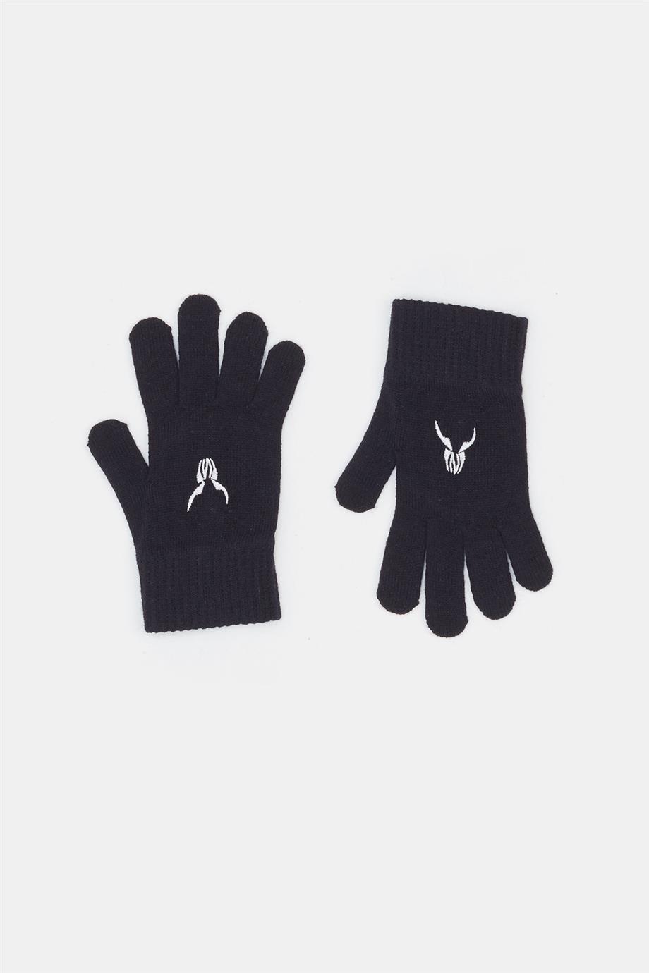 Nebbati Erkek Çocuk Siyah Eldiven