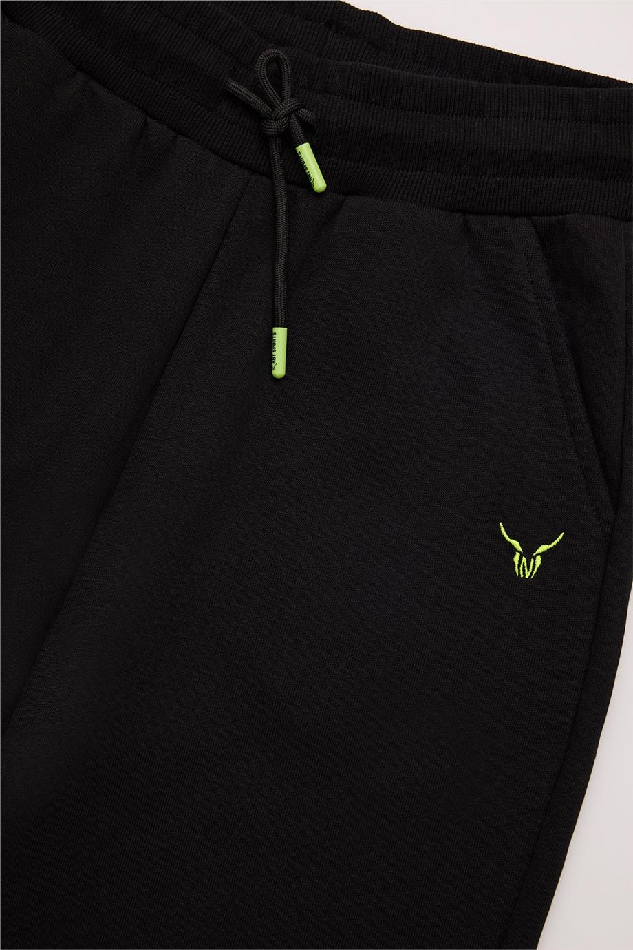 Nebbati Erkek Çocuk Siyah Eşofman Altı