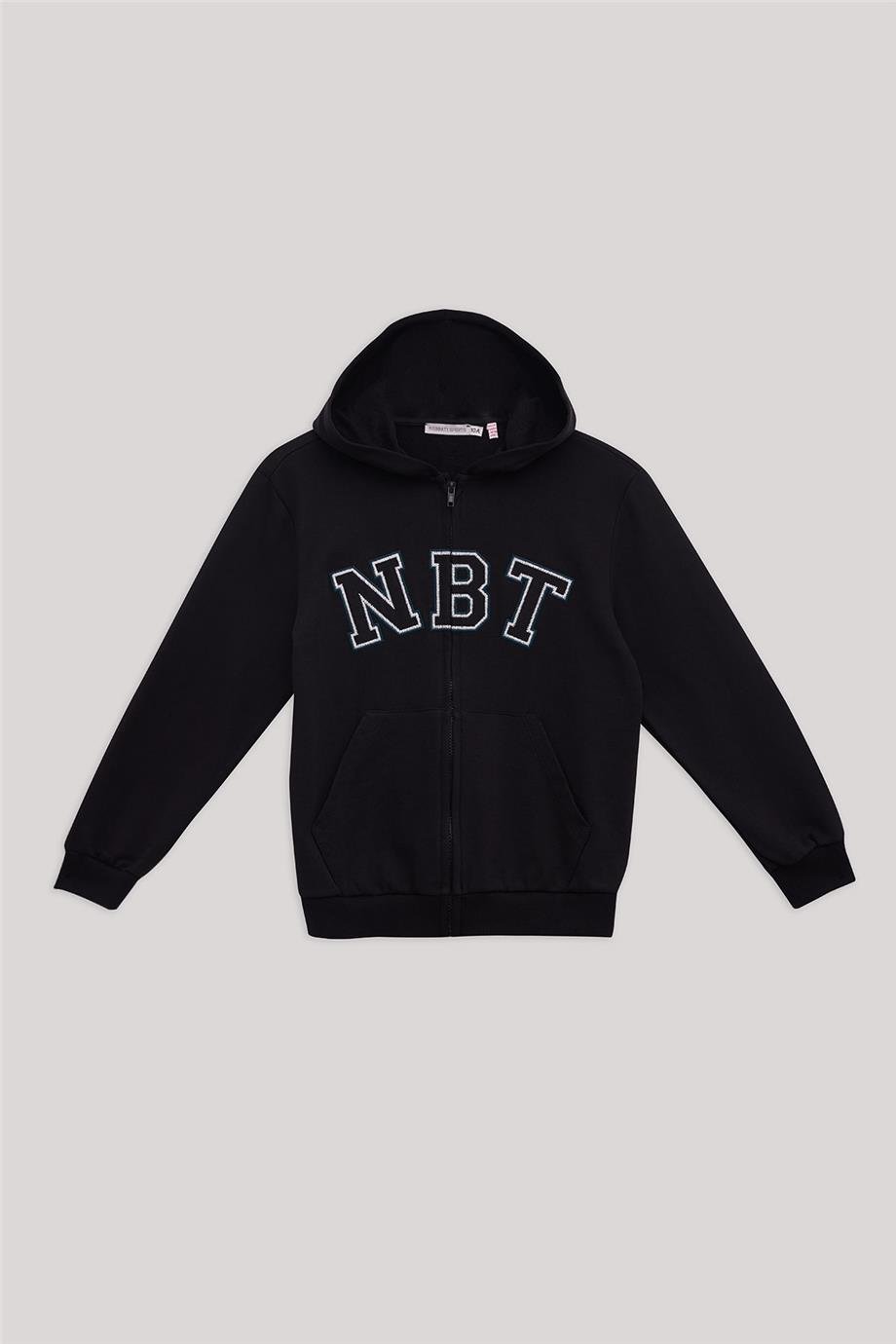Nebbati Erkek Çocuk Siyah Eşofman Üstü