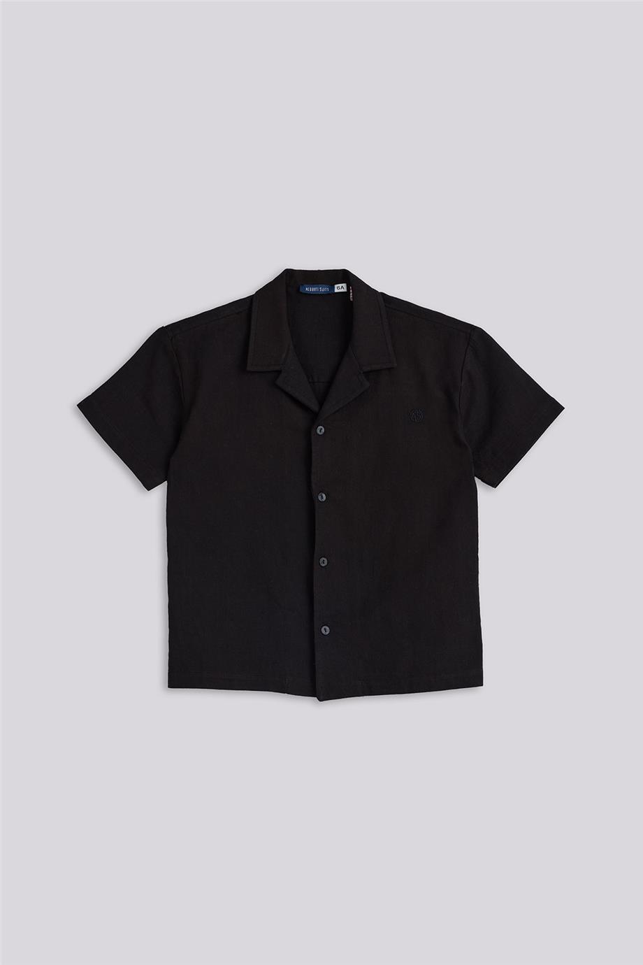 Nebbati Erkek Çocuk Siyah GömlekNebbati Erkek Çocuk Siyah Gömlek