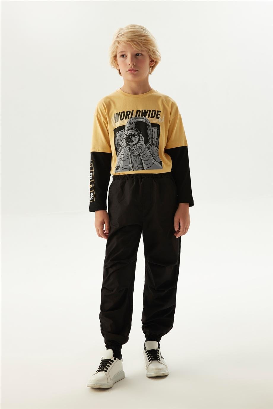 Nebbati Erkek Çocuk Siyah Pantolon