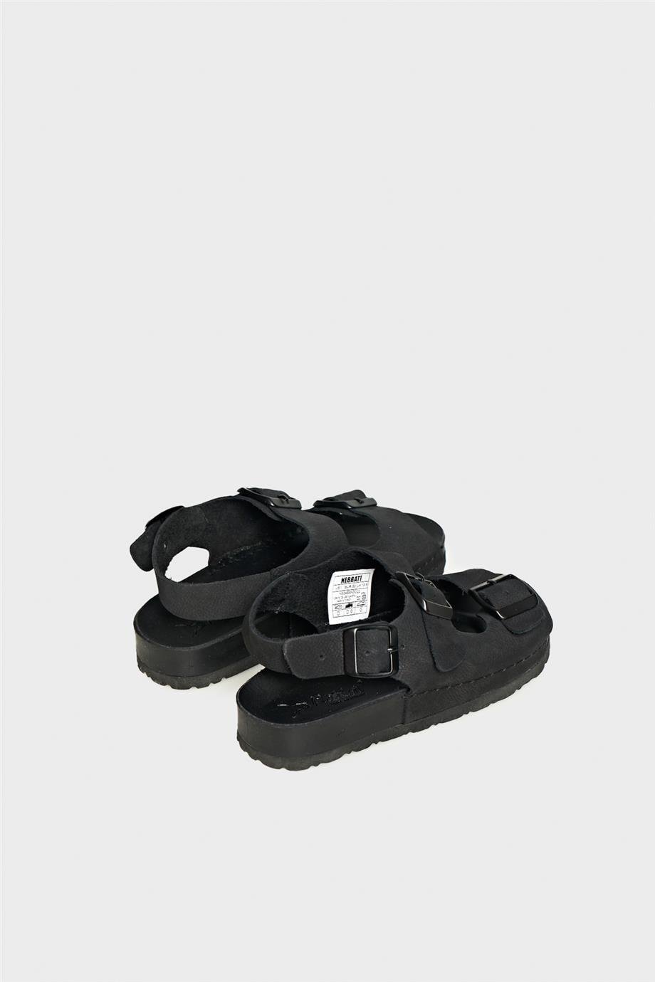 Nebbati Erkek Çocuk Siyah Sandalet