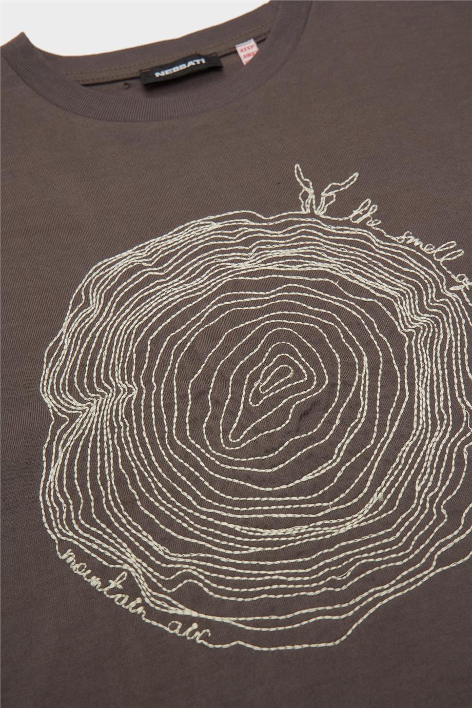 Nebbati Erkek Çocuk Vizon Tshirt