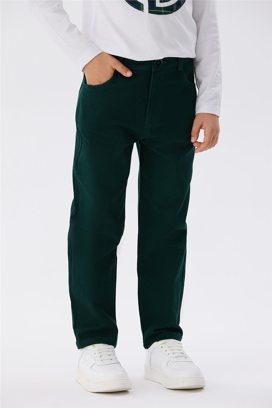 Nebbati Erkek Çocuk Yeşil Pantolon