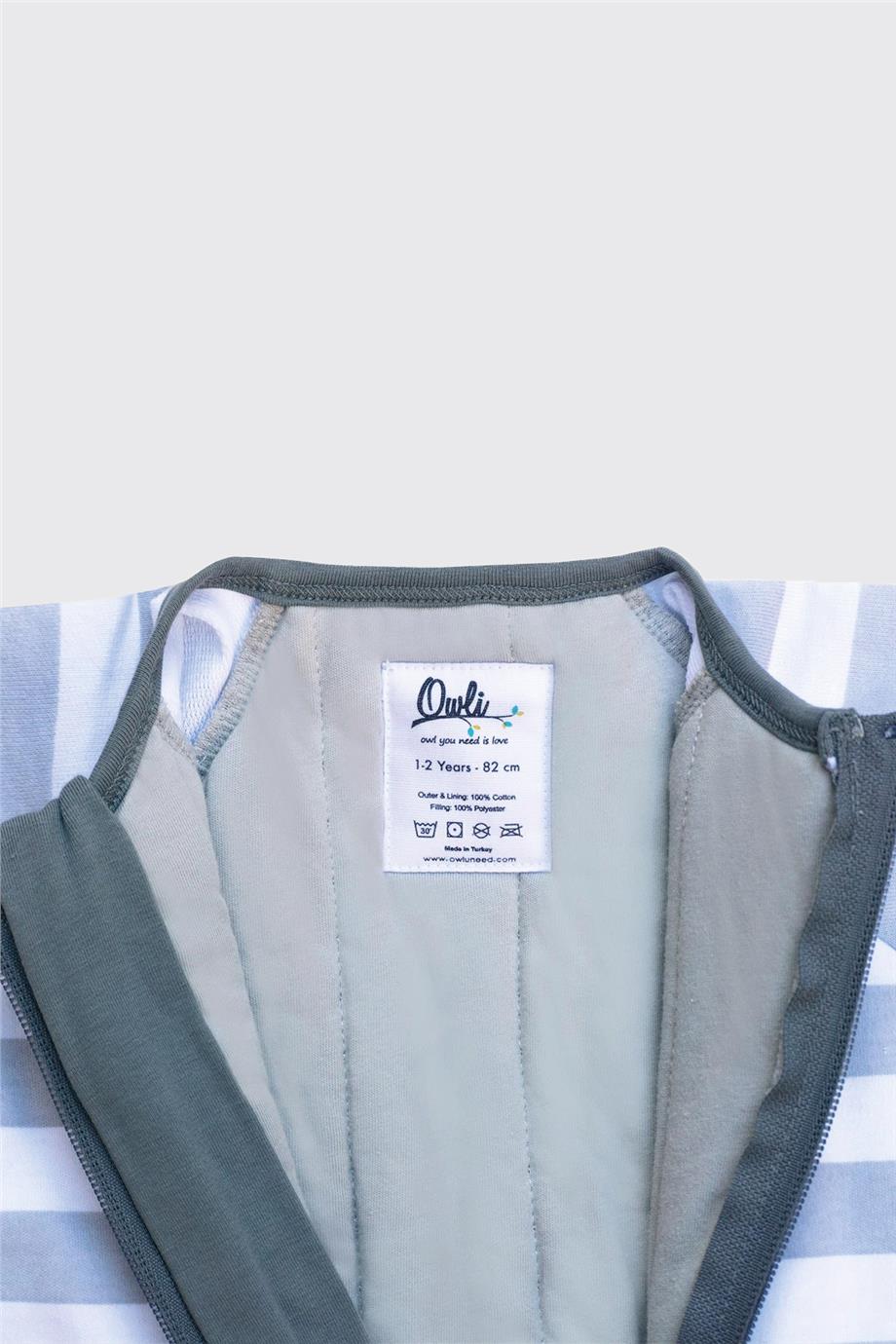 Owli Unisex Gri Uyku Tulumu