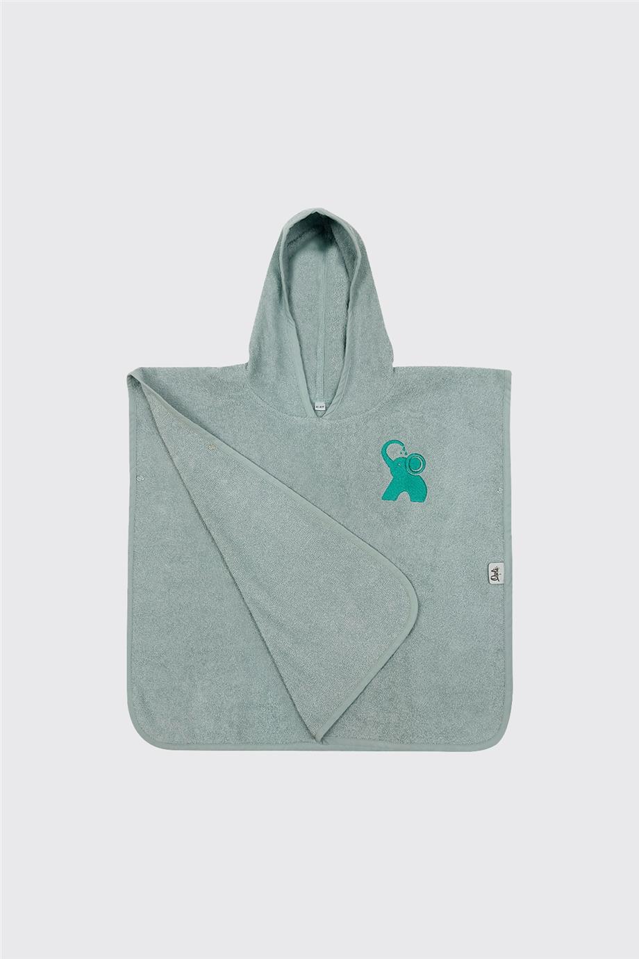 Owli Unisex Mavi Havlu