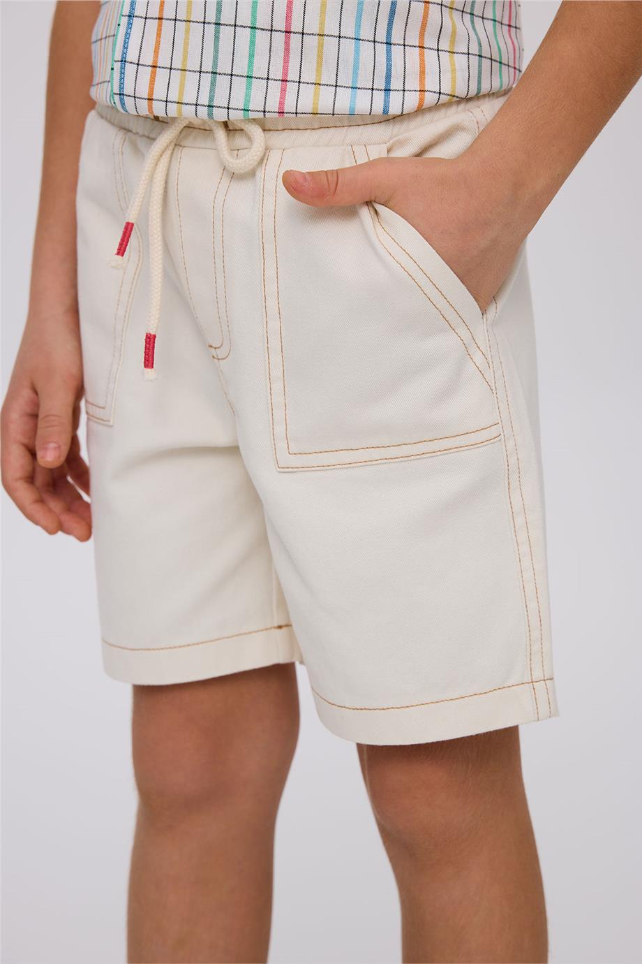  Boy Beige Shorts Boy Beige Shorts