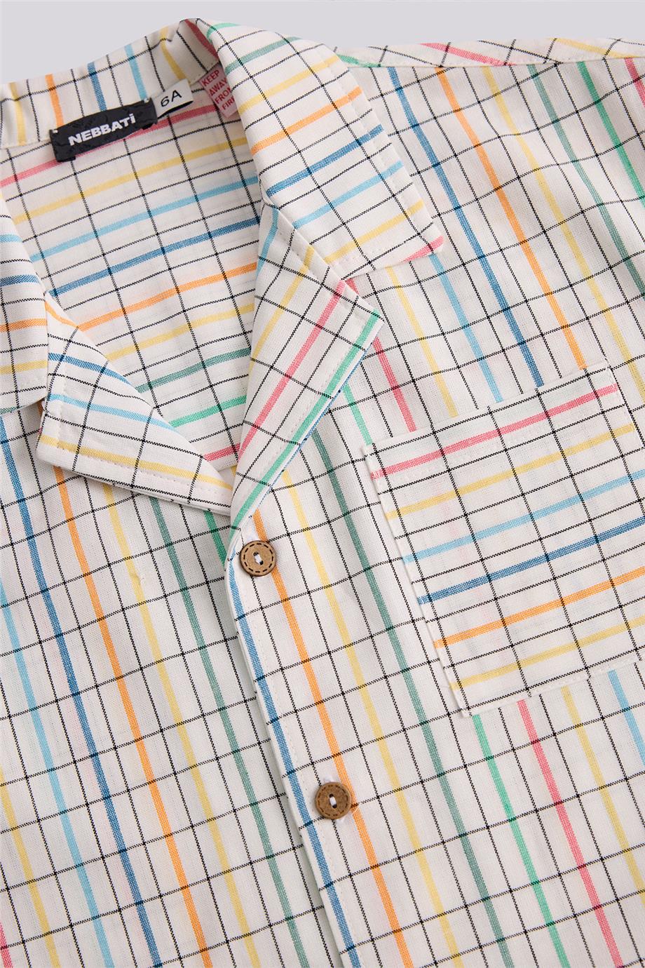 Sister & Brother Erkek Çocuk Desenli GömlekSister & Brother Erkek Çocuk Desenli Gömlek