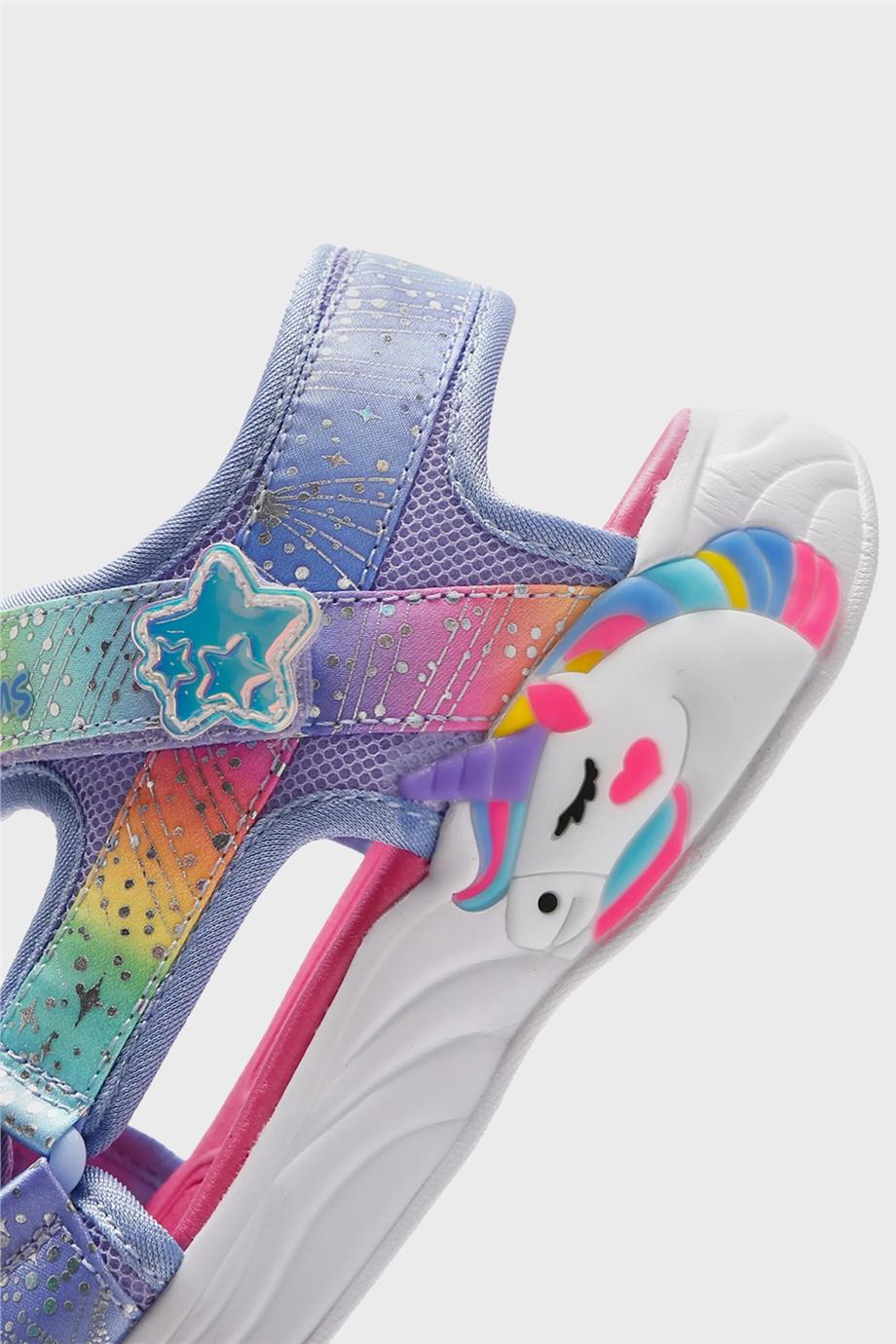 Skechers Kız Çocuk Mavi Sandalet