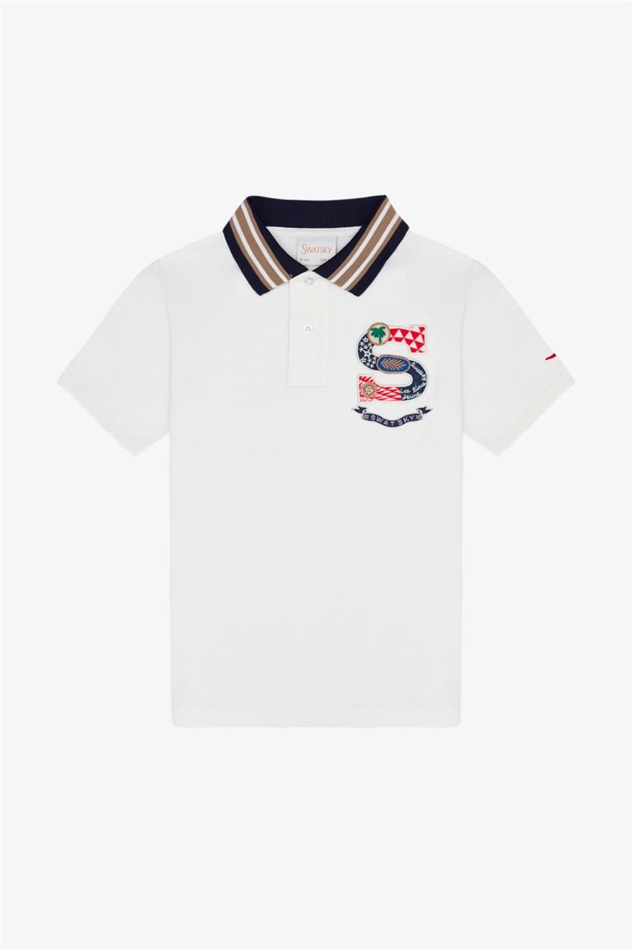 Swatsky Erkek Çocuk Ekru Tshirt
