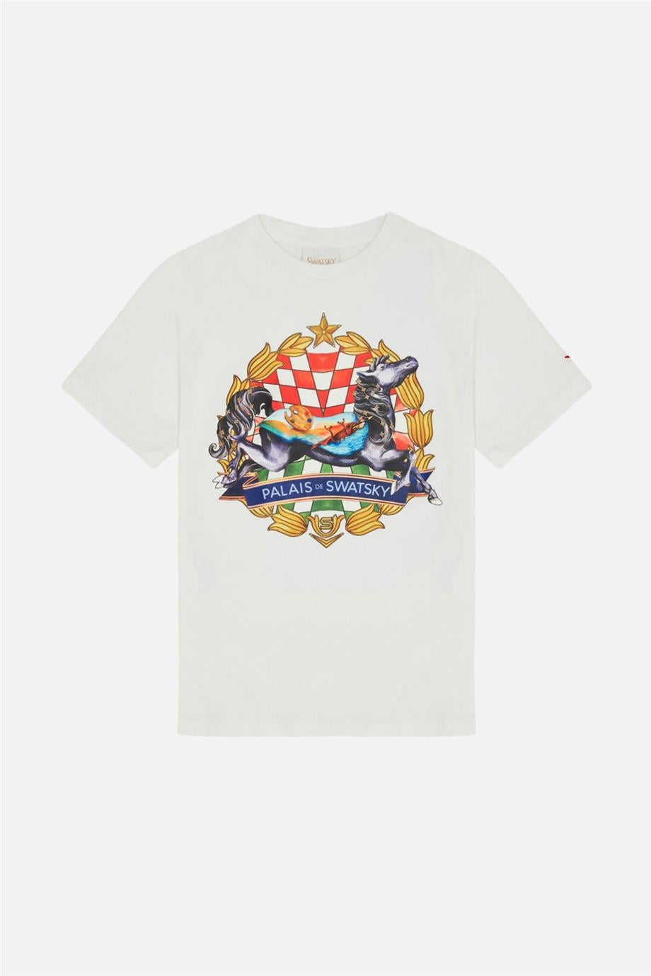 Swatsky Erkek Çocuk Kırık Beyaz Tshirt