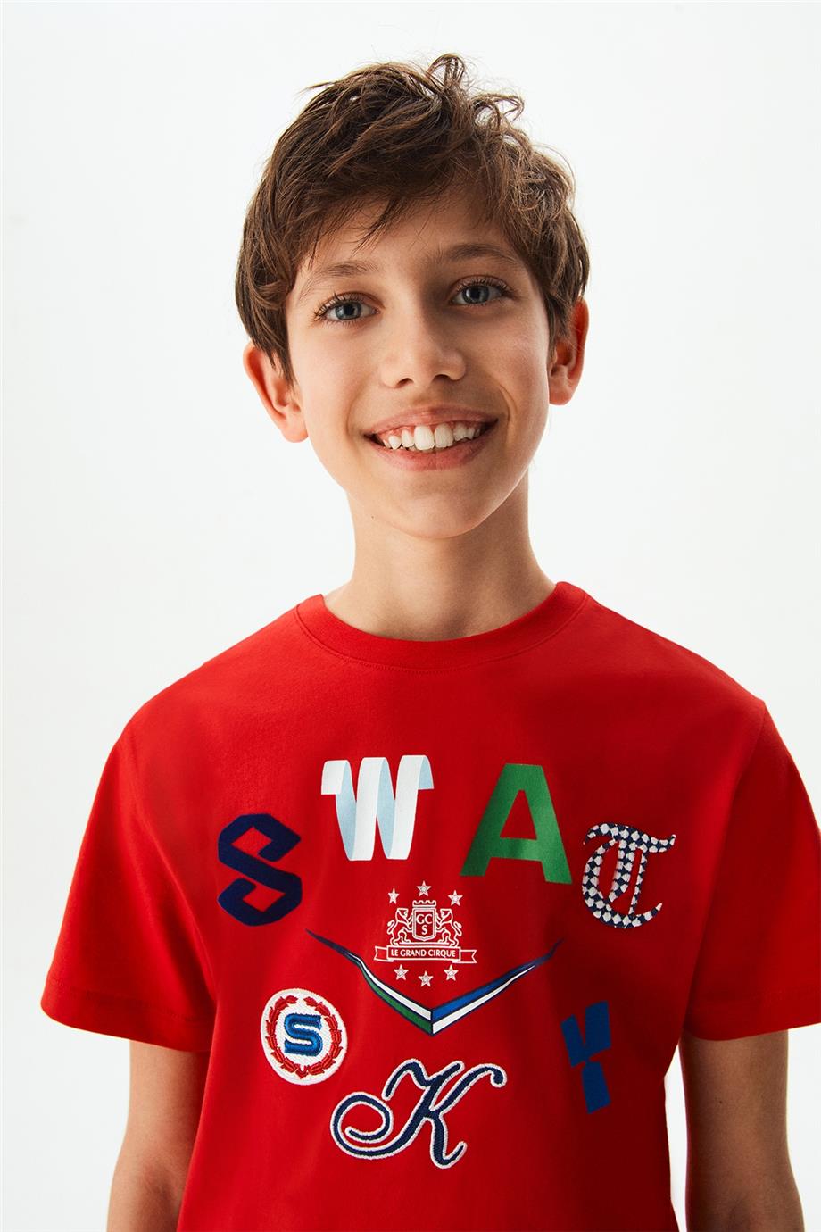 Swatsky Erkek Çocuk Kırmızı Tshirt