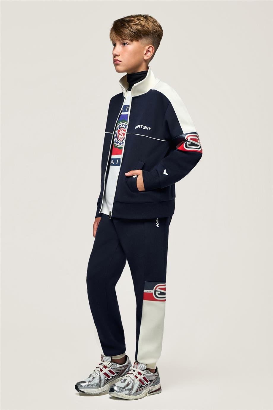 Swatsky Erkek Çocuk Lacivert Eşofman Altı