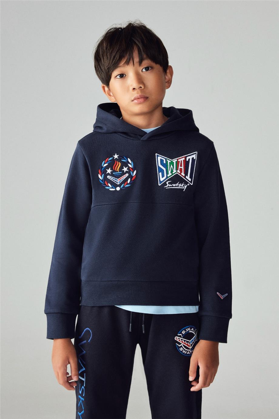 Swatsky Erkek Çocuk Lacivert Sweatshirt