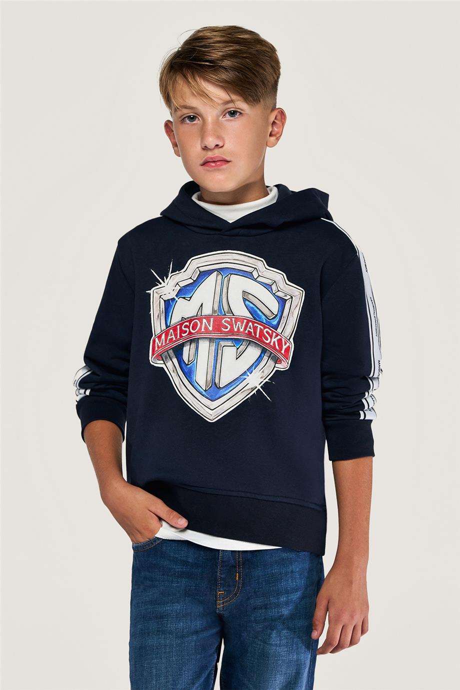 Swatsky Erkek Çocuk Lacivert Sweatshirt