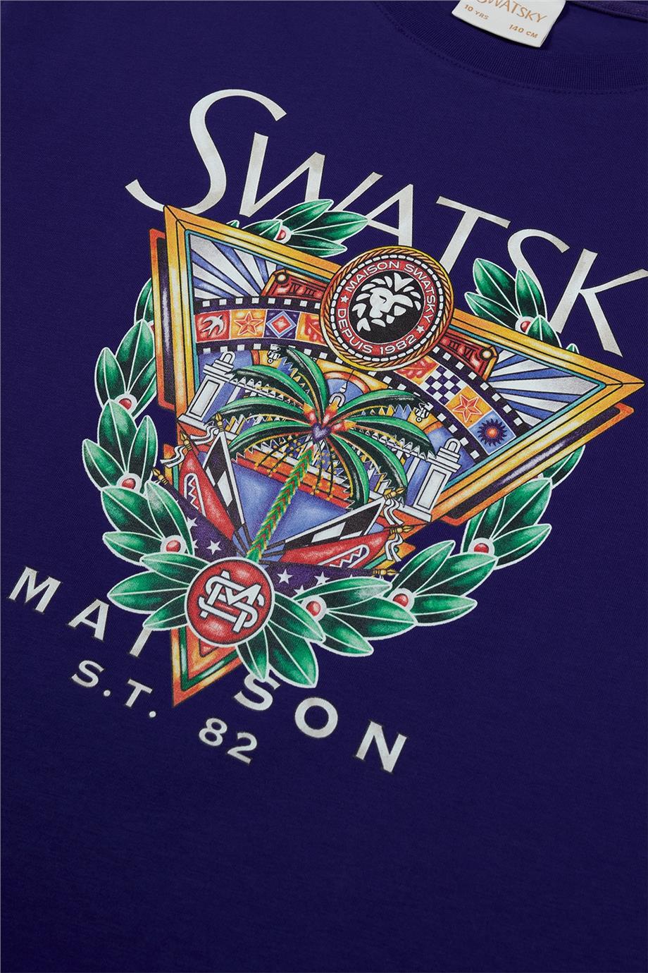 Swatsky Erkek Çocuk Saks T-Shirt