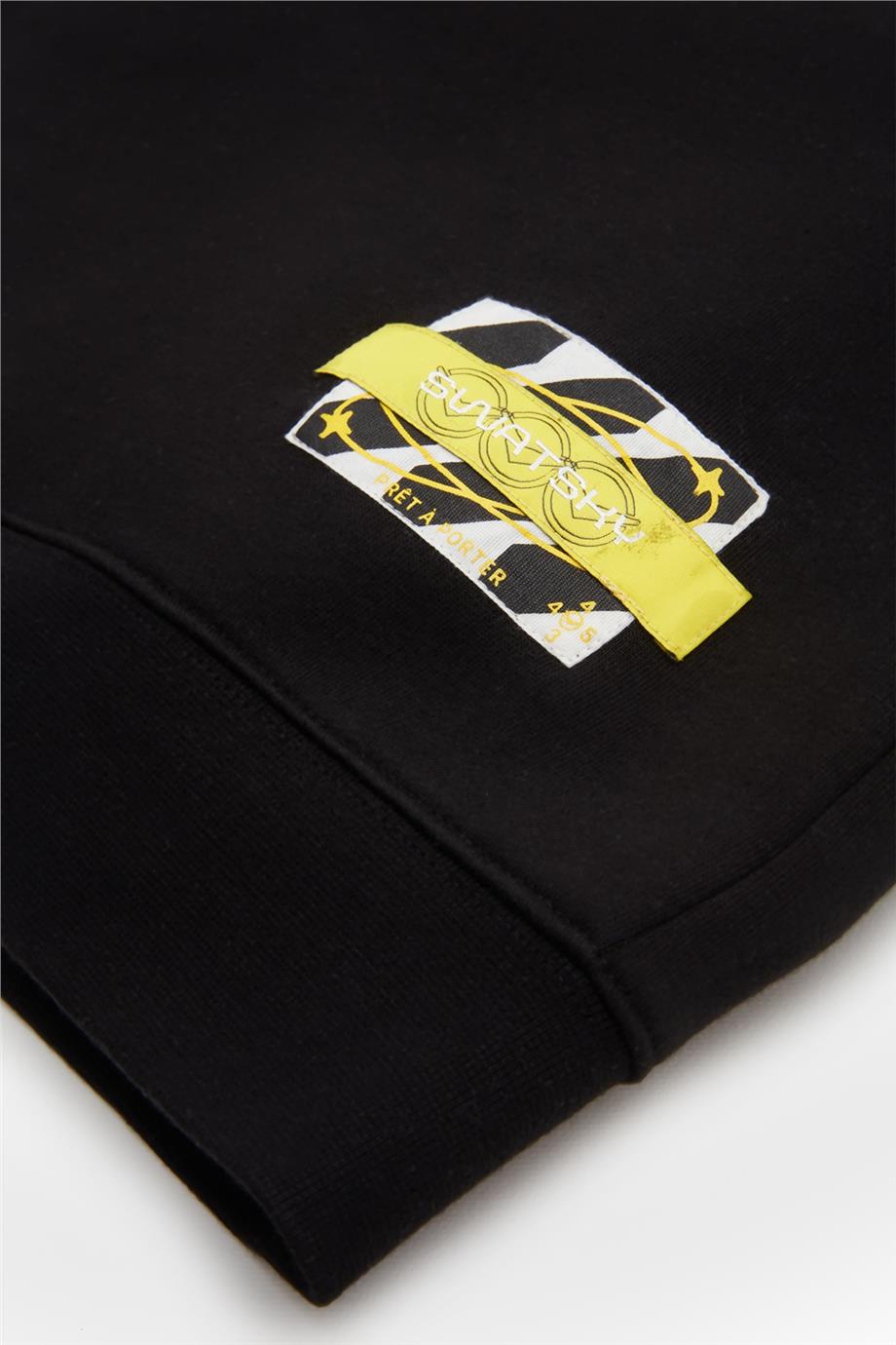 Swatsky Erkek Çocuk Siyah Sweatshirt