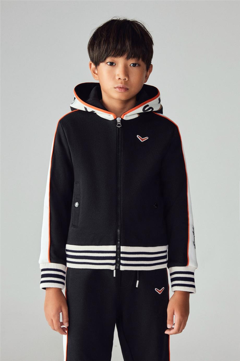 Swatsky Erkek Çocuk Siyah Sweatshirt